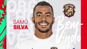 Samú Silva já treina na Ribeira Brava