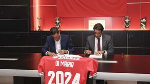 Benfica confirma: Di María assinou por um ano