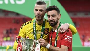 Bruno Fernandes despede-se de De Gea: «Sabes o quanto vou sentir a tua falta»