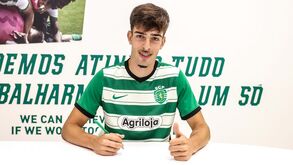 Francisco Machado assina contrato profissional com o Sporting e tem St. Juste como referência