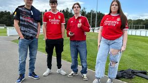 São de Barcelos e Aveiro e vestiram-se a rigor para ver o Benfica