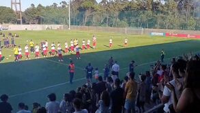 Adeptos e equipa do Sp. Braga em comunhão total