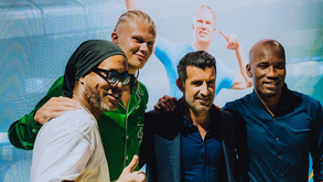 Luís Figo, Ronaldinho e até Haaland: lançamento do EA Sports FC 24 foi uma autêntica chuva de estrelas