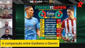 Gyökeres ou Darwin? Comparação entre avançados com a análise Goalpoint
