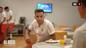 Zalazar passou de apanha-bolas a colega de Ricardo Horta