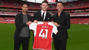 Arsenal garante Declan Rice: «Trabalhar com Arteta foi um fator decisivo para a minha escolha»