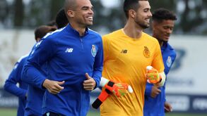 Internacionais às ordens no treino de hoje