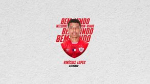 Vinícius Lopes chega ao Santa Clara por empréstimo do Botafogo