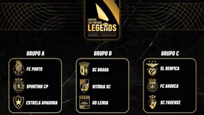 Sporting e FC Porto enfrentam-se na fase de grupos da Liga Portugal Legends