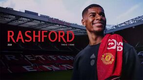 Marcus Rashford renova com o Man. United