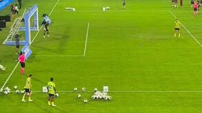 Difícil parece ser isto: Kai Havertz em branco no 'cross e volley challenge' do All-Star da MLS