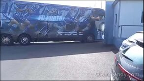 Assim foi a chegada do FC Porto ao estádio antes do jogo com o Portimonense
