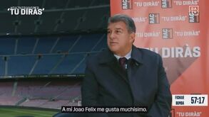 Espanhóis lembram palavras de Laporta: «Gosto muitíssimo do João Félix»