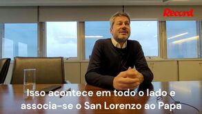 Matías Lammens: «O Papa Francisco é um grande orgulho para o San Lorenzo e faz do clube omnipresente»