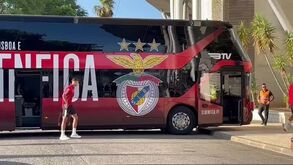 Benfica recebido no Estádio Algarve com gritos de 