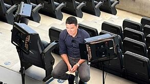 Deco esteve no Dragão a gravar testemunho para o documentário sobre Pinto da Costa