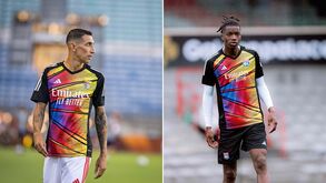 Até o patrocínio é igual: Benfica e Lyon partilham o mesmo modelo de camisola de aquecimento