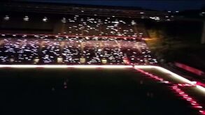 O incrível ambiente do Municipal de Braga após a vitória sobre o Nice