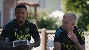 Ouviu-se uma sirene e...: a brincadeira de Gabriel Jesus com Zinchenko que está a dar que falar