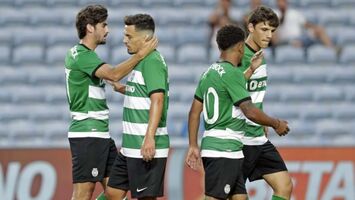 Empate 1-1 entre Sporting CP e KRC Genk. 