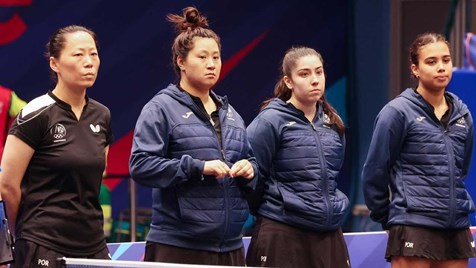 Seleção feminina de ténis de mesa conquista bronze nos Jogos