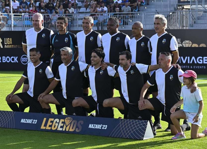 Liga Portugal Legends no Estádio do Viveiro – Jordan Santos na Praia da  Nazaré - Nazaré