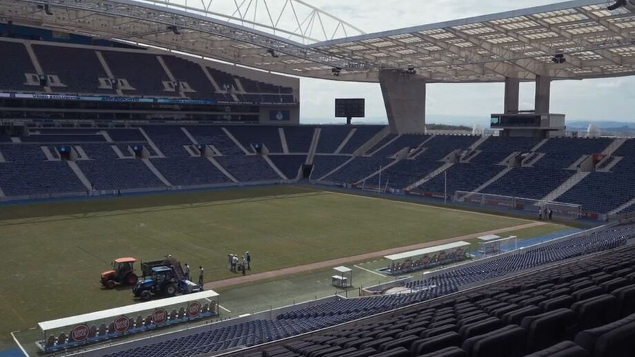 É o primeiro relvado em Portugal com a tecnologia 'GrassMax'