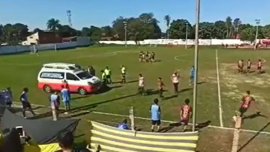 Aconteceu num jogo de juvenis, no Paraguai