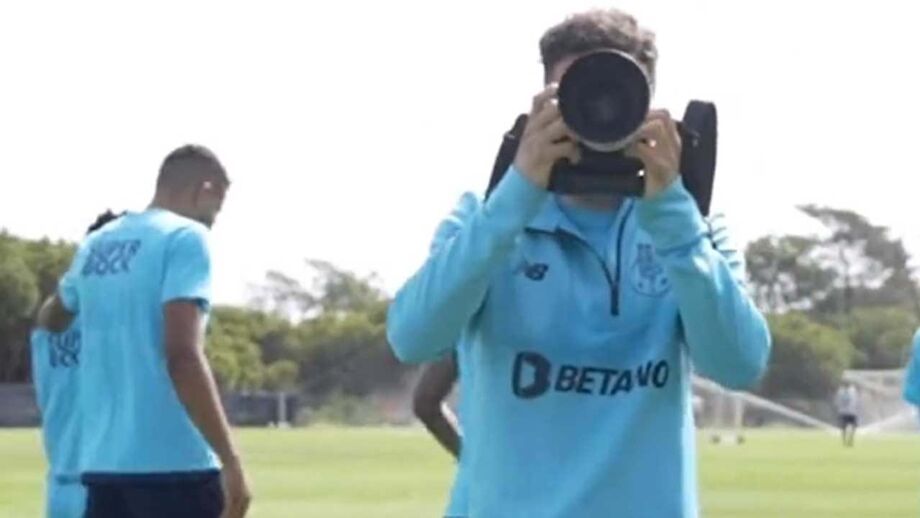 Momento de descontração do grupo de trabalho