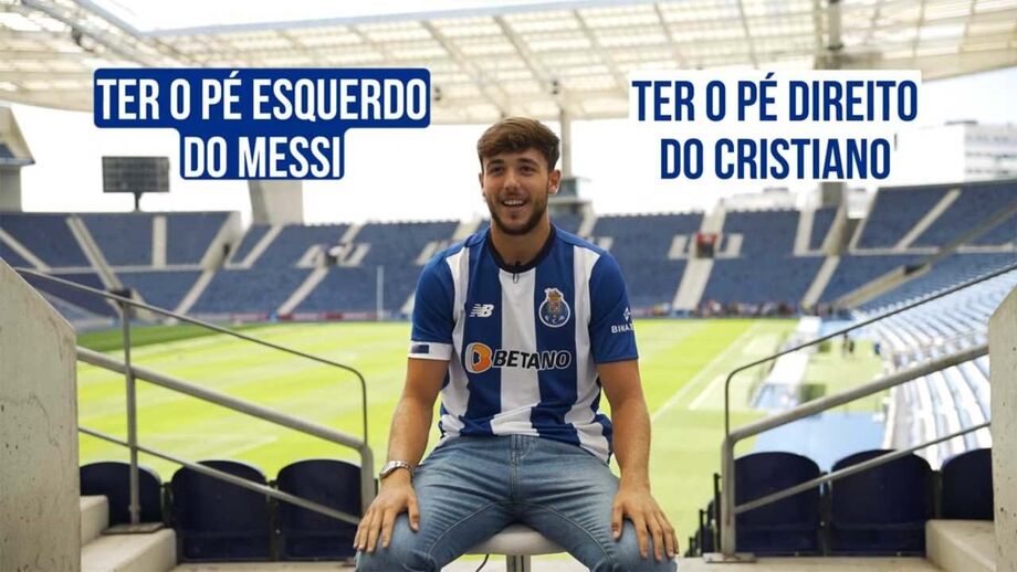 Médio de 21 anos participou em vídeo partilhado nas redes sociais do FC Porto