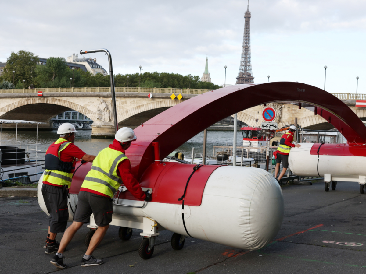 Qualidade da água do rio Sena, em Paris, obriga a cancelar prova teste de  natação para os Jogos Olímpicos