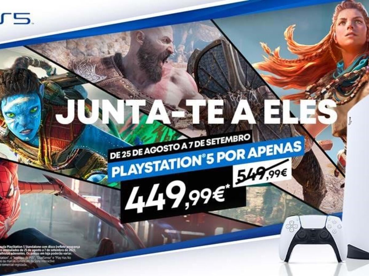 Exame Informática  PS5 vai ter desconto temporário de €100