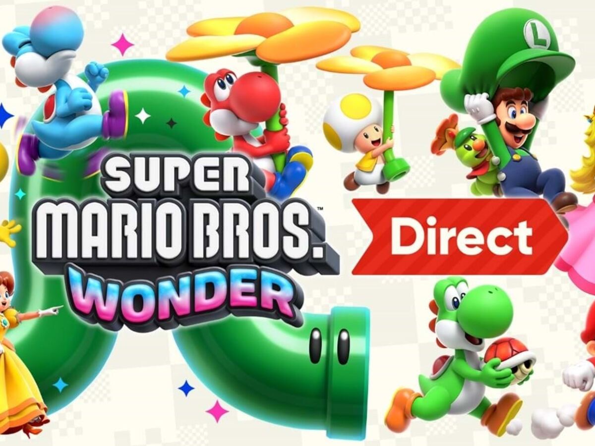 Nintendo revela tamanho de Super Mario Bros. Wonder e outros jogos