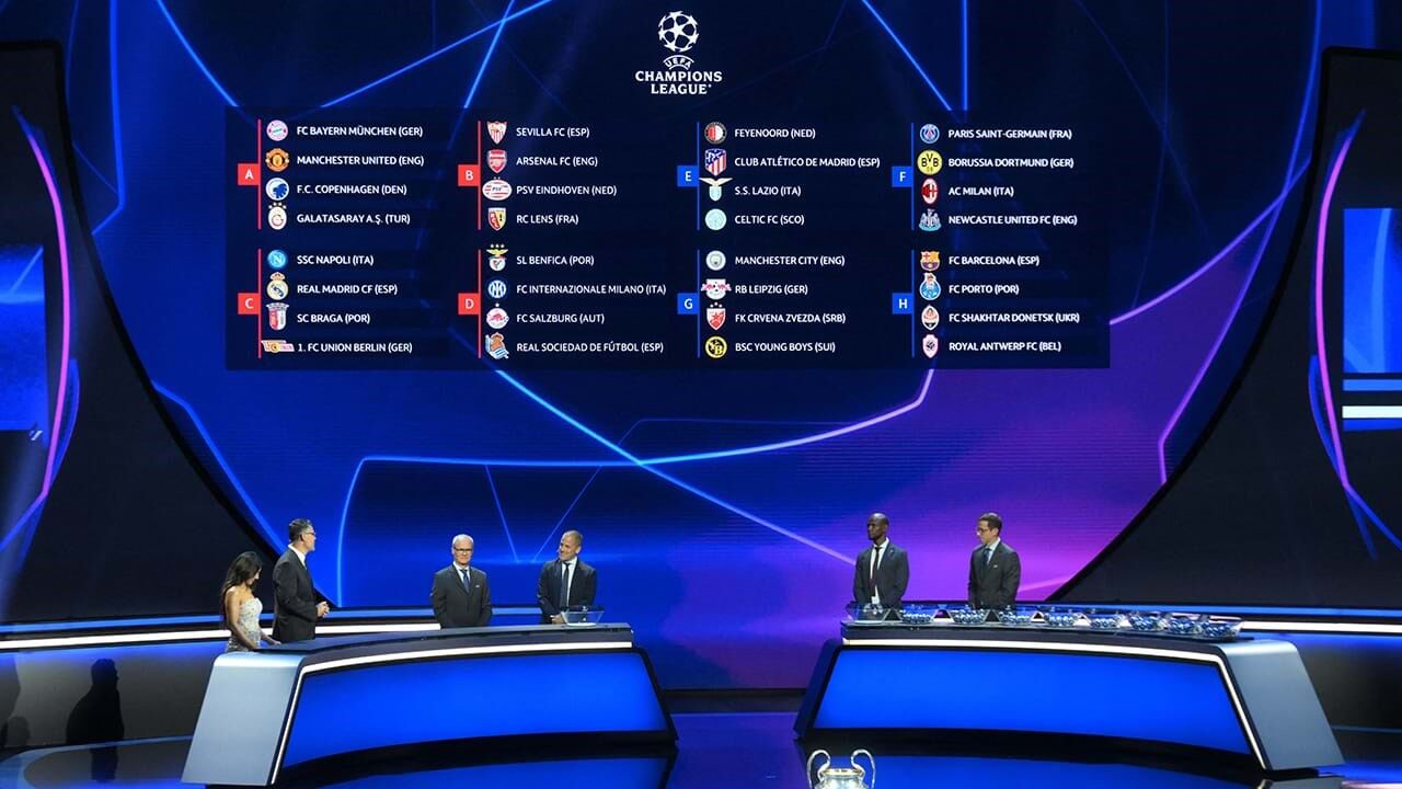 Champions: o calendário de Benfica, FC Porto e SC Braga na fase de grupos -  SIC Notícias