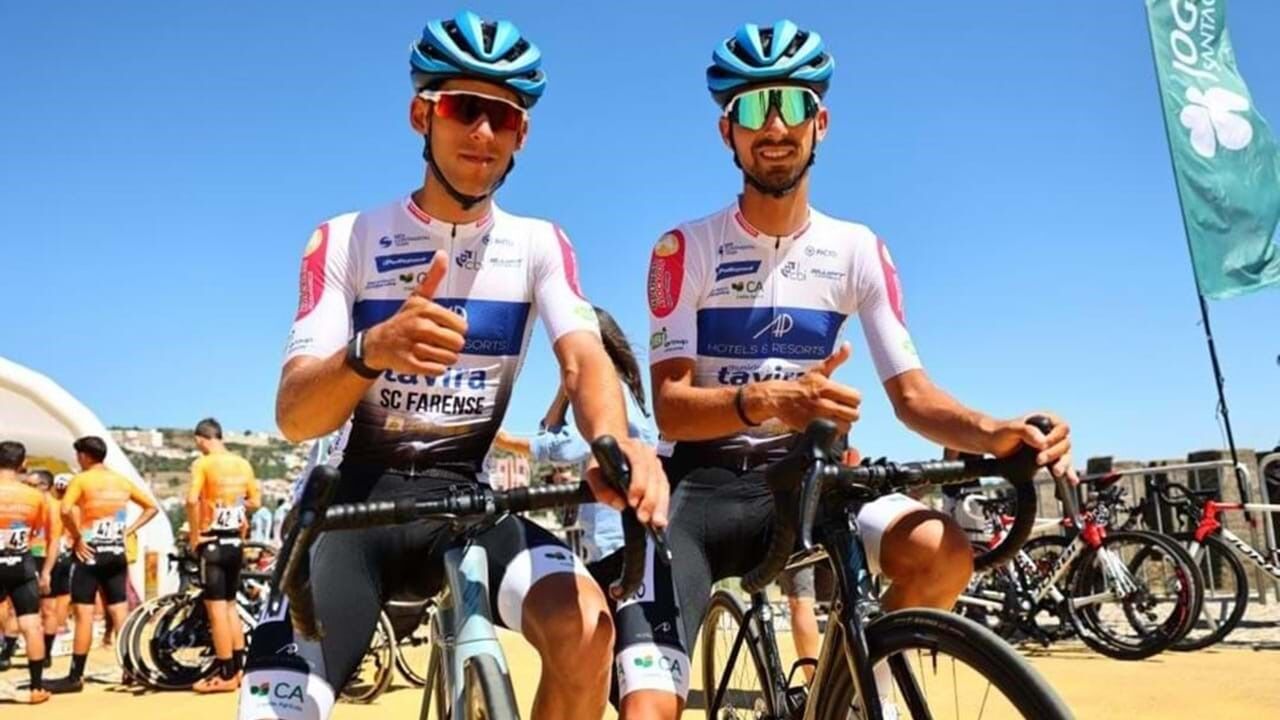 Venceslau Fernandes, à direita na foto, está fora da Volta