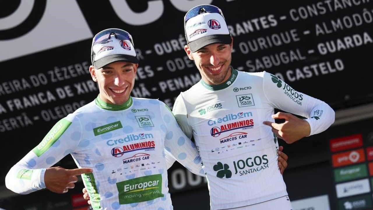 Diogo Narciso e Daniel Dias, da Credibom-LA Alumínios-MarcosCar, nesta Volta a Portugal
