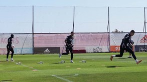 Benfica já prepara V. Guimarães: as imagens do treino do dia