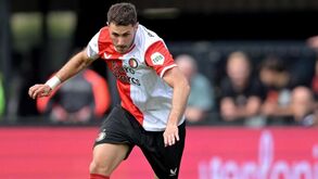 Giménez feliz no Feyenoord