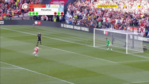O penálti perfeito de Fábio Vieira que deu a Community Shield ao Arsenal