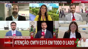 CMTV volta a crescer e lidera todos os dias da visita do Papa