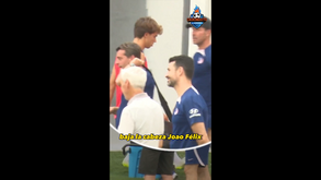 Momento de tensão no treino do At. Madrid: João Félix e Simone cruzam-se... e nem olham um para o outro