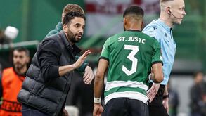 Rúben Amorim e a condição física de St. Juste: «Estamos a tentar pô-lo na melhor forma possível»