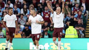 Haaland de pé quente no arranque da Premier League: assim foi o segundo golo frente ao Burnley