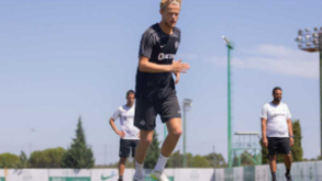 Treino com Hjulmand mas sem Nuno Santos e St. Juste