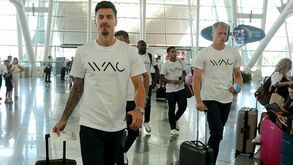 As imagens da partida do plantel do Sp. Braga para a Sérvia