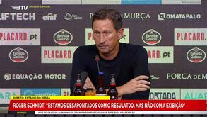 Roger Schmidt: «Não houve excesso de confiança»