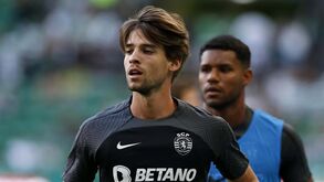 Daniel Bragança ainda condicionado no Sporting