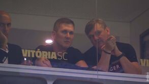 Paulo Turra assiste na bancada ao V. Guimarães-Gil Vicente