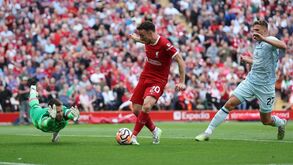 Diogo Jota apareceu no sítio certo para selar vitória do Liverpool frente ao Bournemouth: veja o lance