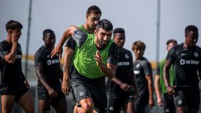 Daniel Bragança faz treino condicionado no Sporting